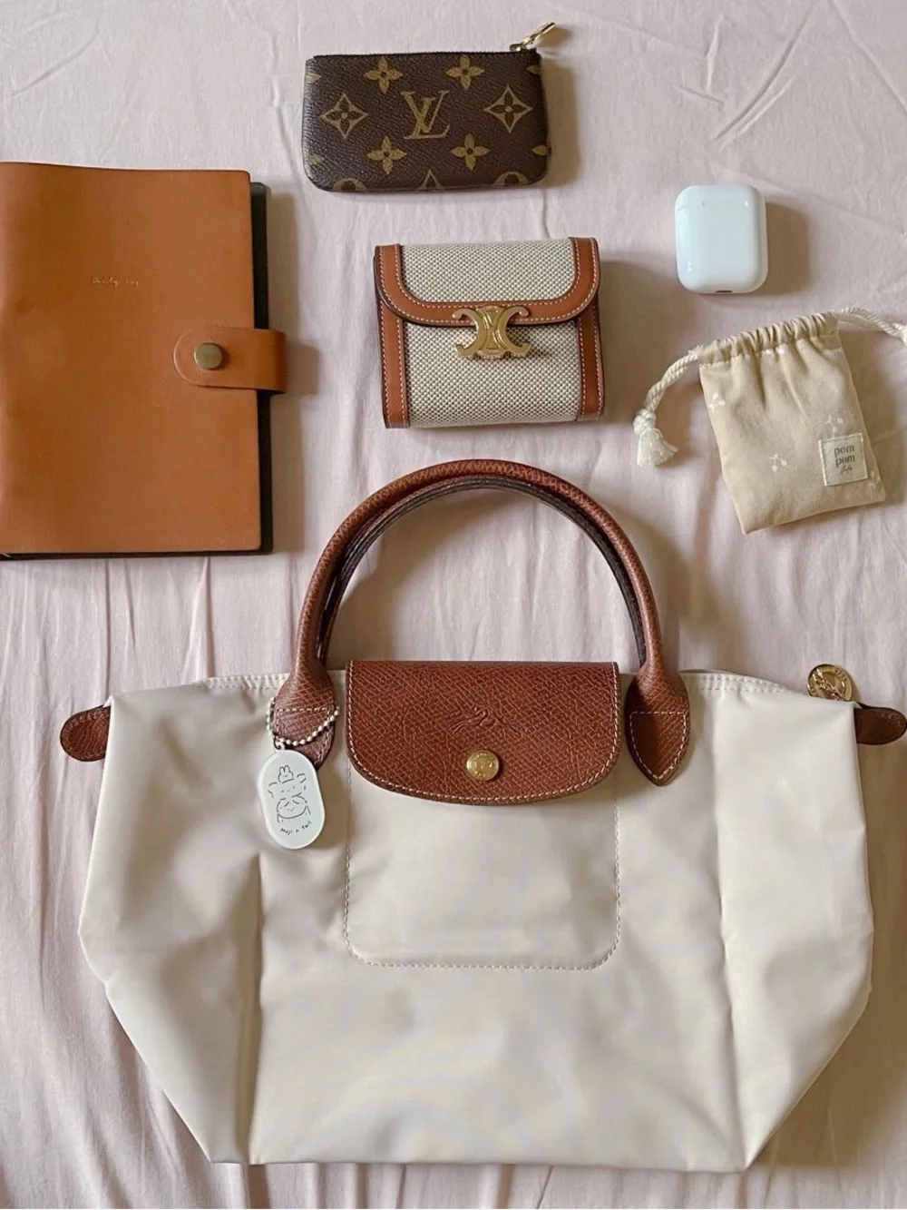 NWT Longchamp Le Pliage Small Top-Handle Tote